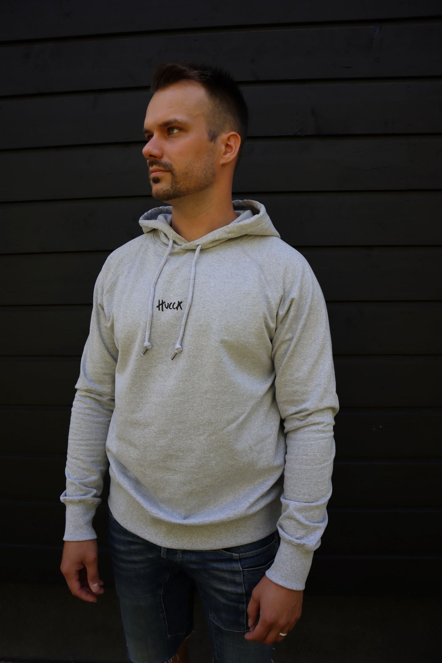 Hoodie Grey Melange