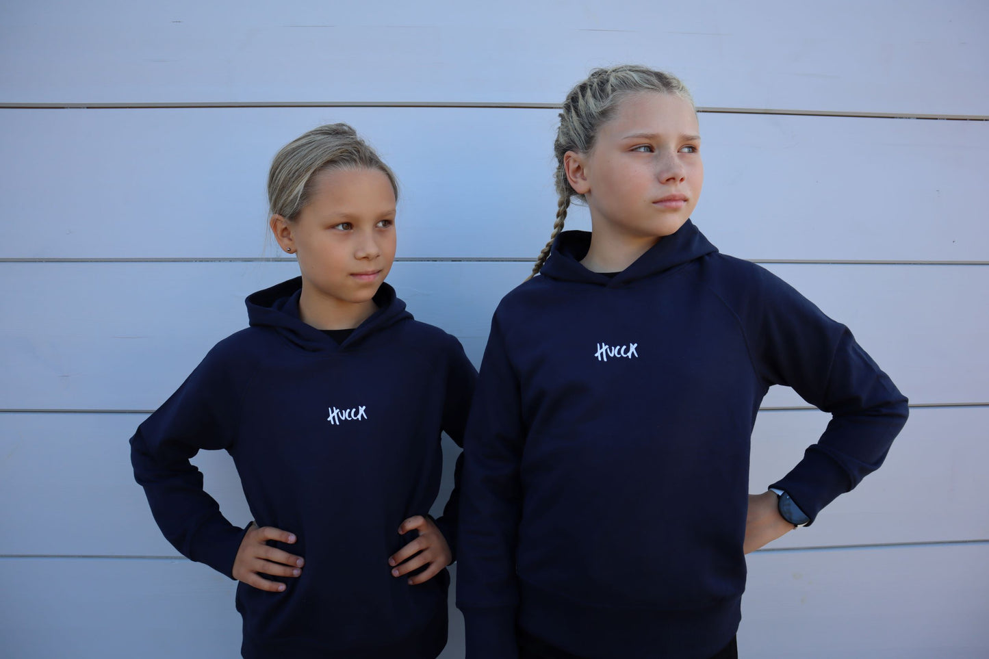 Kids' Hoodie Solid Navy