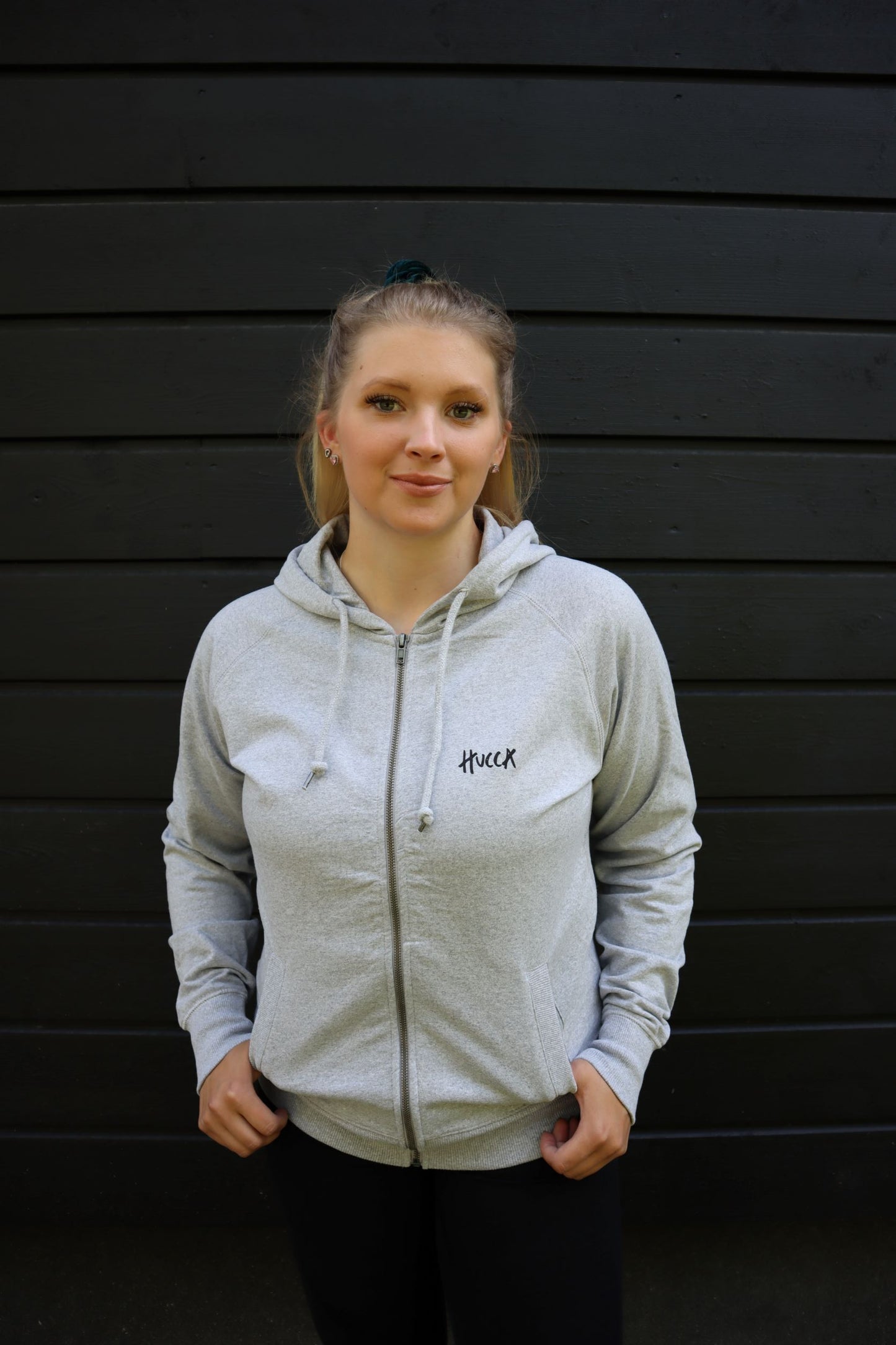 Zip Hoodie Grey Melange