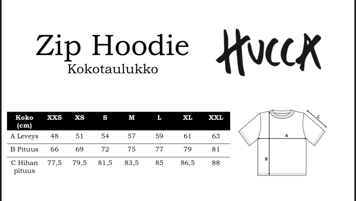 Zip Hoodie Black